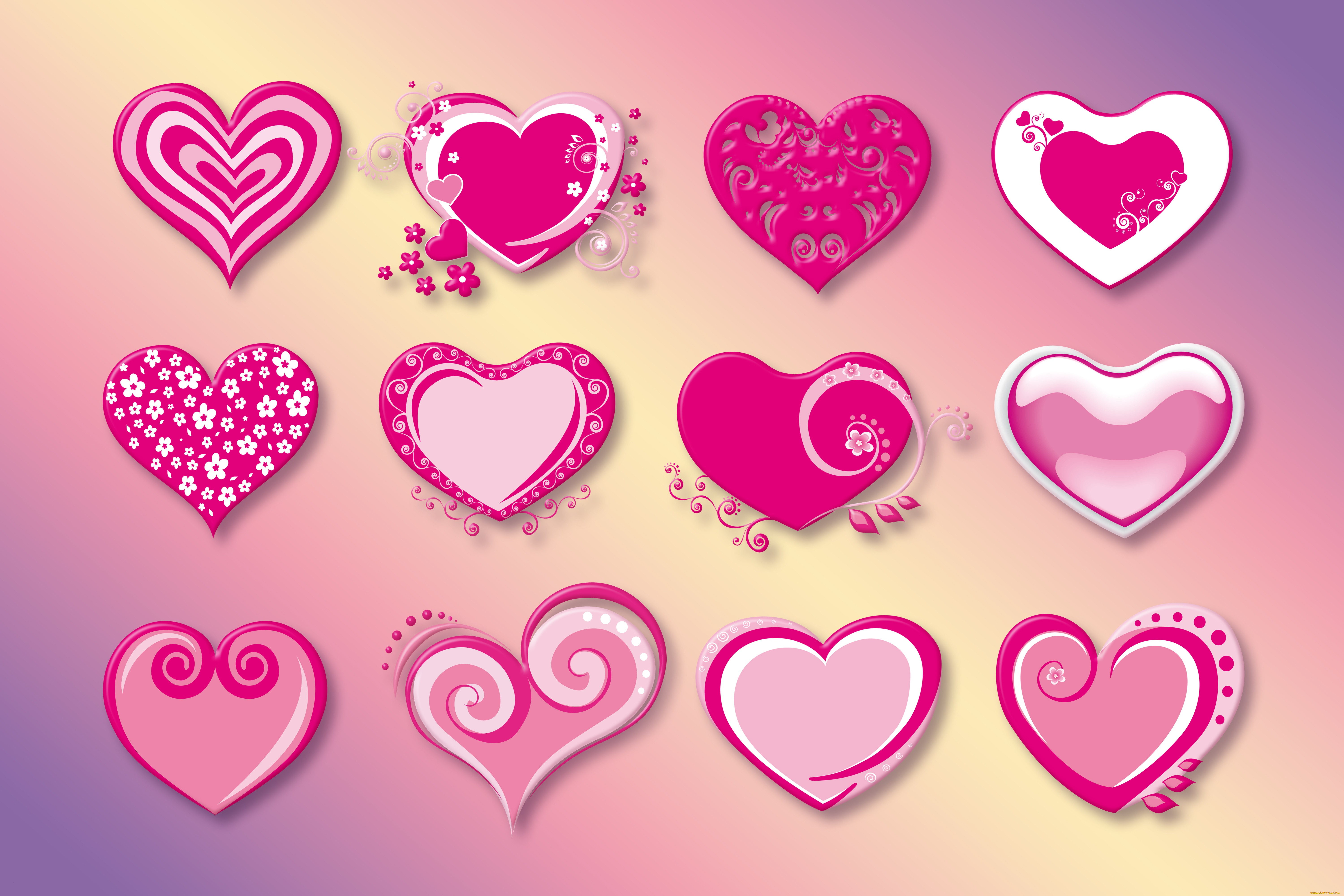 ,   ,  ,  , love, hearts, pink, , red, vector, valentine
